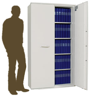 Armoire Ignifuge Papier Haute 2 Portes Modele Sa 580