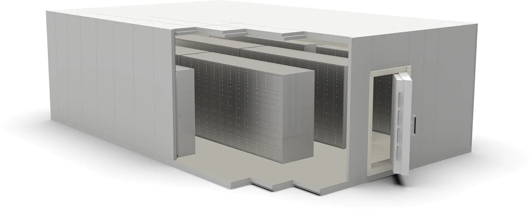 Chambre forte préfabriquée modulaire classe 10-EX-CD