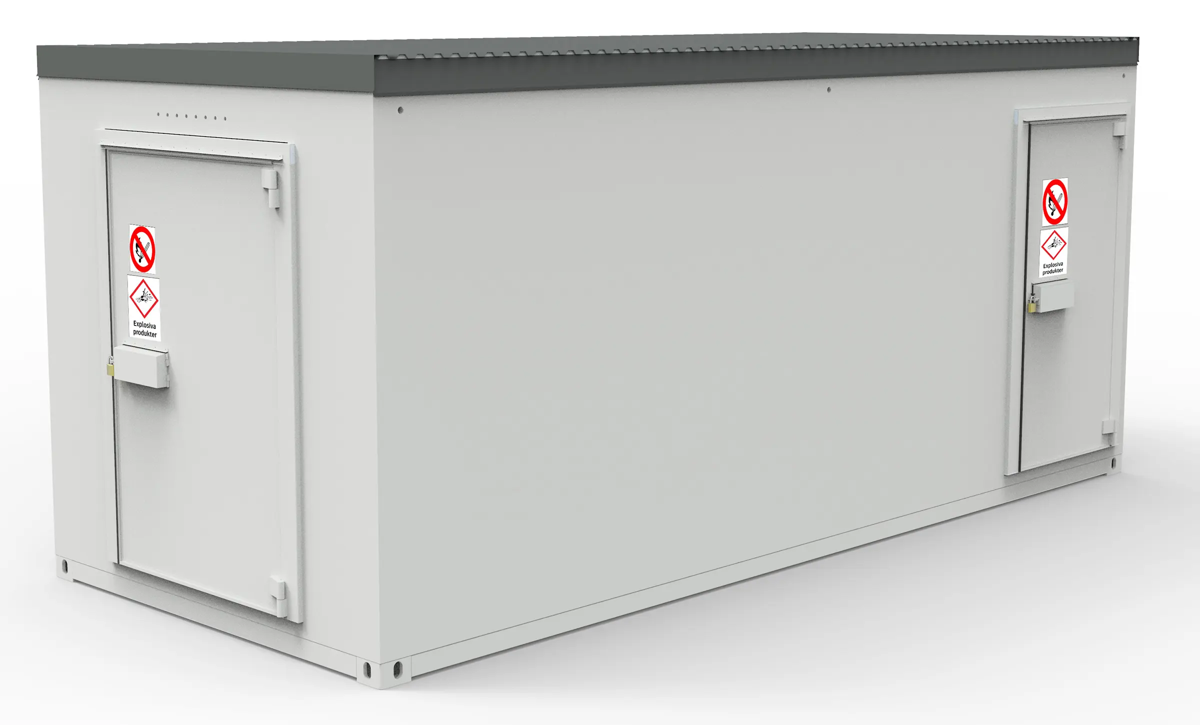 Conteneurs sécurisés classe 5 anti-effraction conformes à la norme EN 1143-1 (chambre forte). De véritables chambres fortes clés en main.