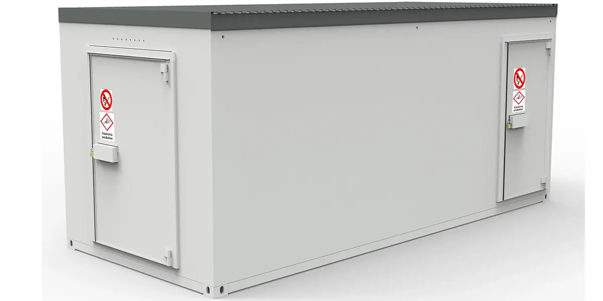 Conteneurs sécurisées mobiles en béton