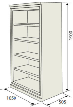 Armoire ignifuge papier SA 580 BJARSTAL