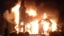 Incendie église Finlande.